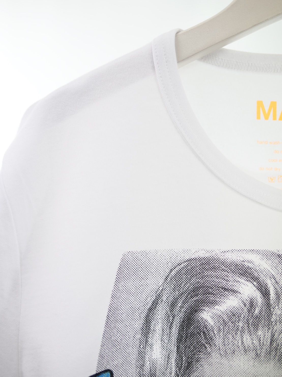 【アート作家が手がけるブランド】ONEMADE / Art TSshirt / ハンドメイド / 1点物 / 白色 / WHITE