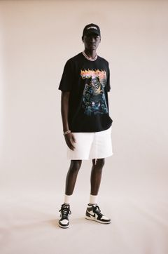 BASKET BONES BOX T SHIRT /  BLACK / オーバーサイズ / USA産コットン / ヘビーオンス /厚手
