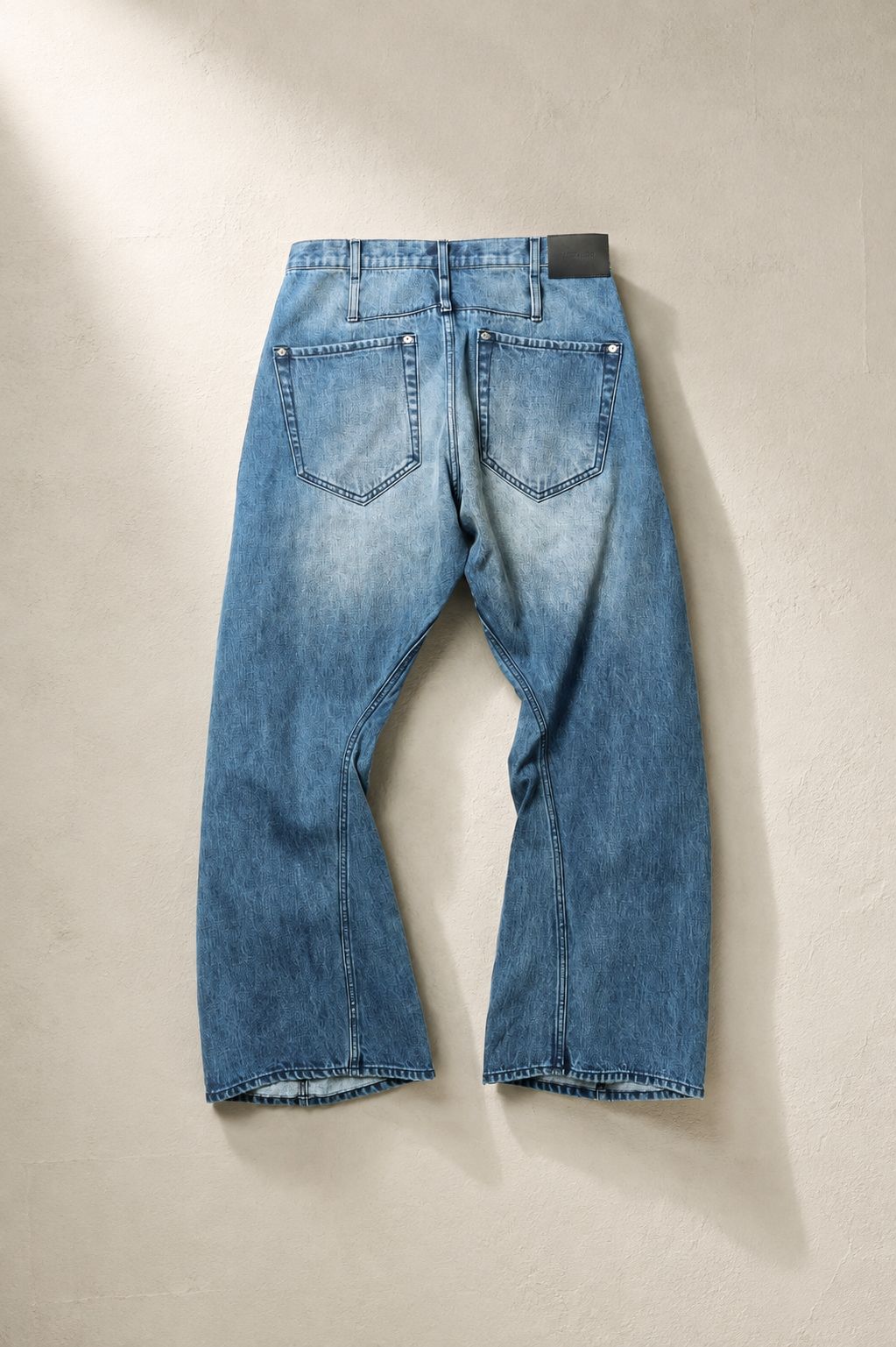 【フレアデニムパンツ】 TWIST FLARE 3D DENIM PANTS / インディゴブルー /  13.3オンス / タイトシルエット