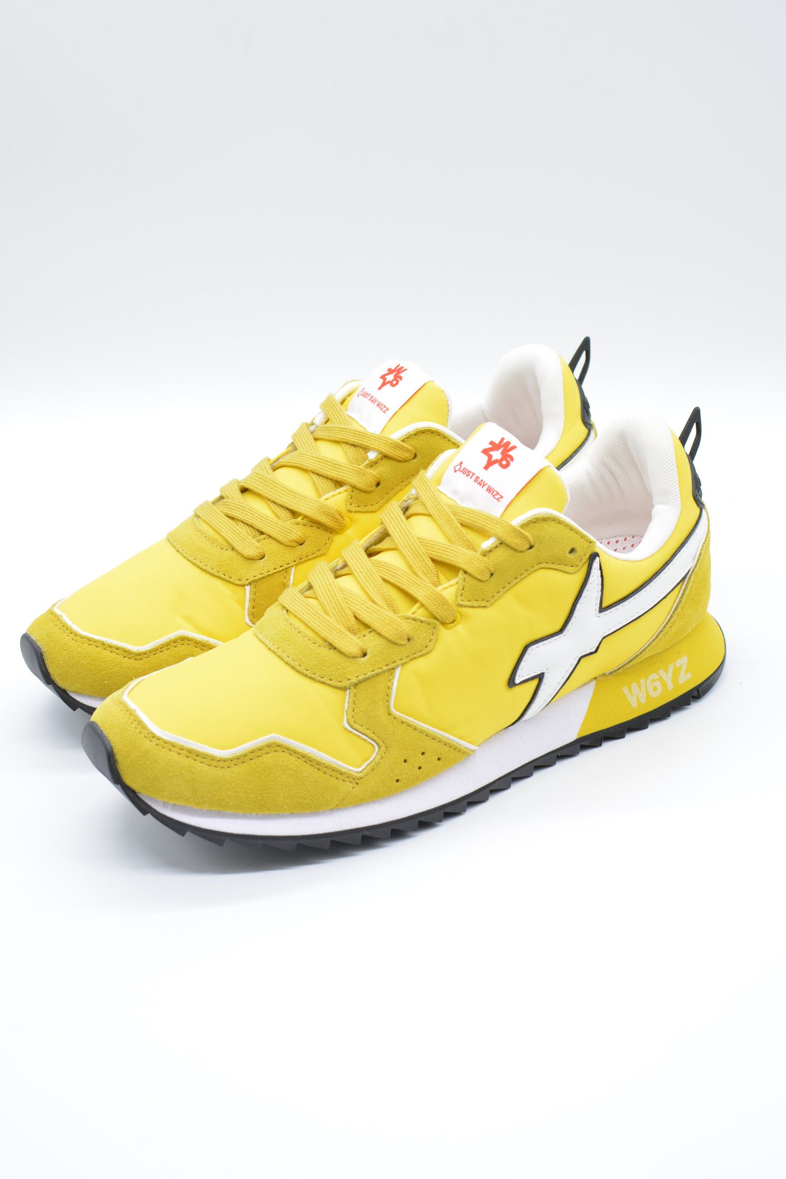JET-M /YELLOW / ローカットスニーカー「スウェード×ナイロン×レザーの異素材コンビネーション」