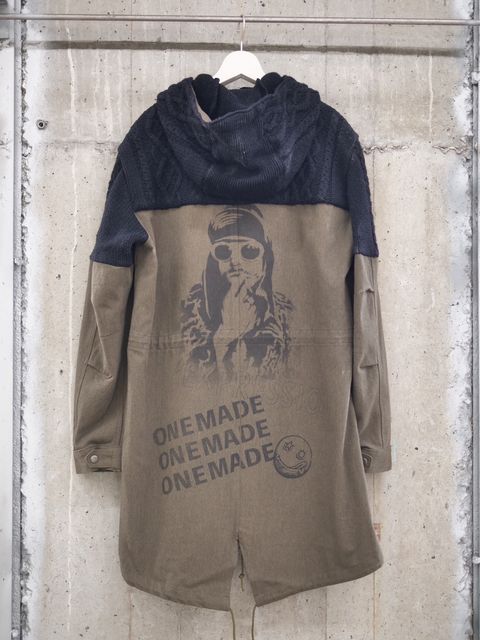 現代アート作家が手がけるモッズコート