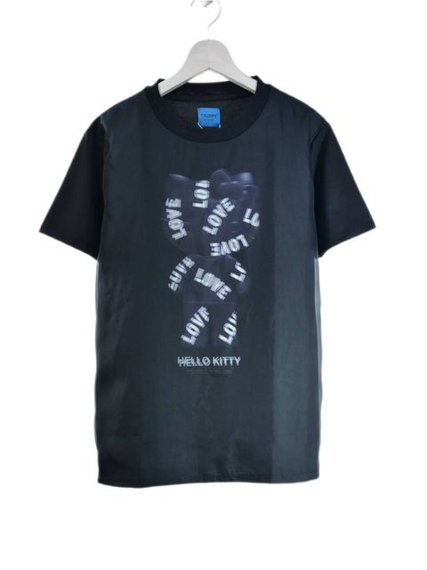 【3Dハローキティデザイン】 アートTシャツ / サンリオコラボ  / WHITE / ユニセックス