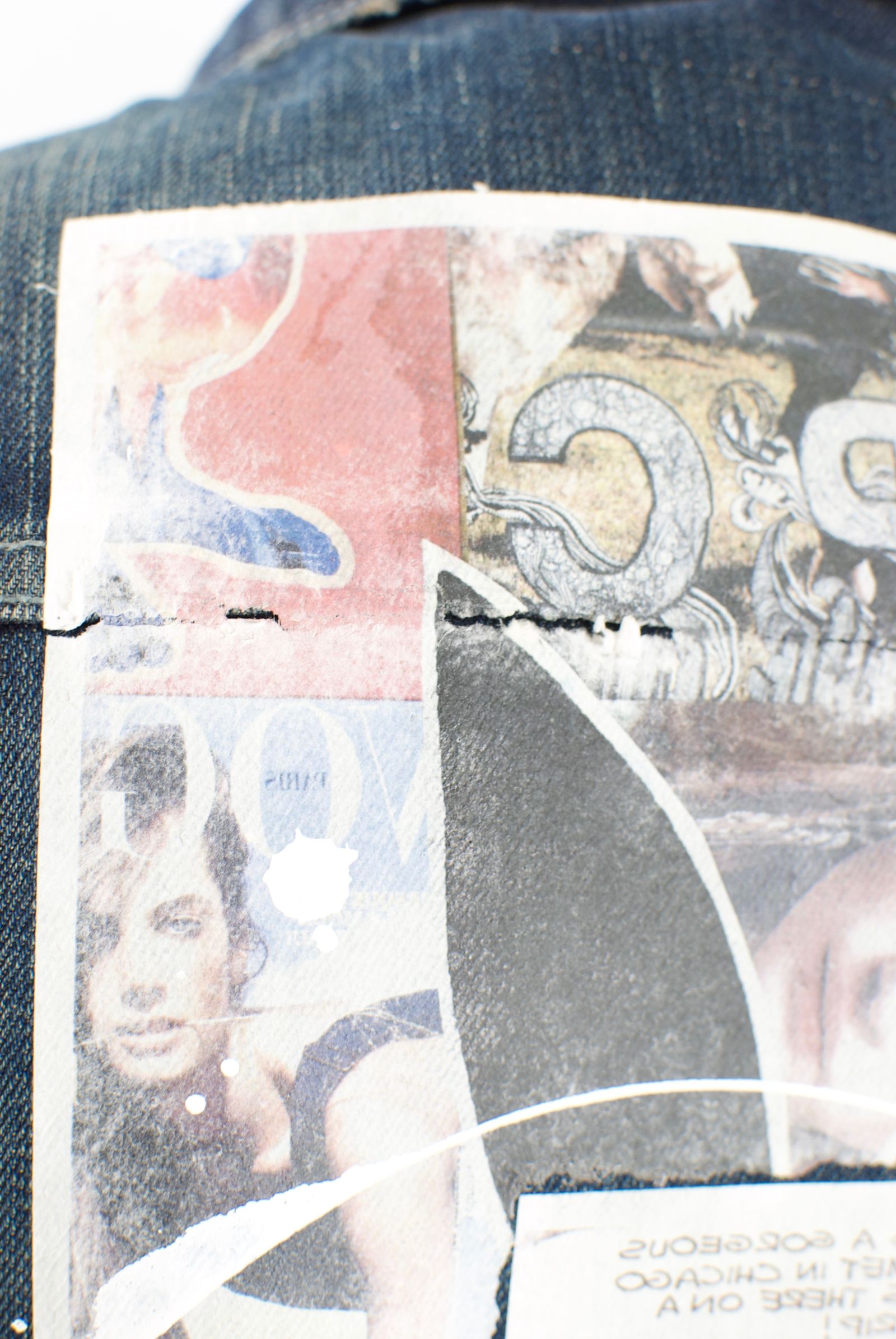 ONE-519 DENIM JACKET  / デニムジャケット /  Hand Made / ハンドメイド  / ハンドペイント
