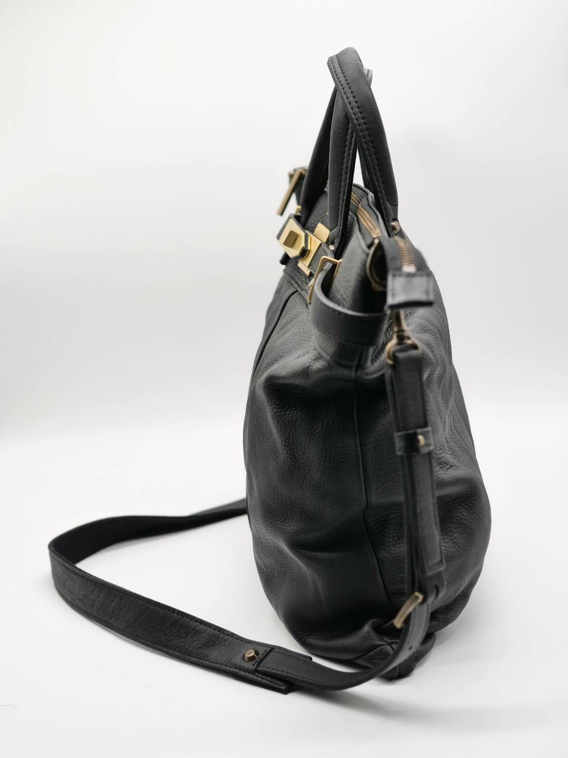 M.U.L 日本製 本革ヘルメットバッグ ブラック｜2WAY ショルダートート｜姫路レザー使用｜メンズ レディース UNISEX