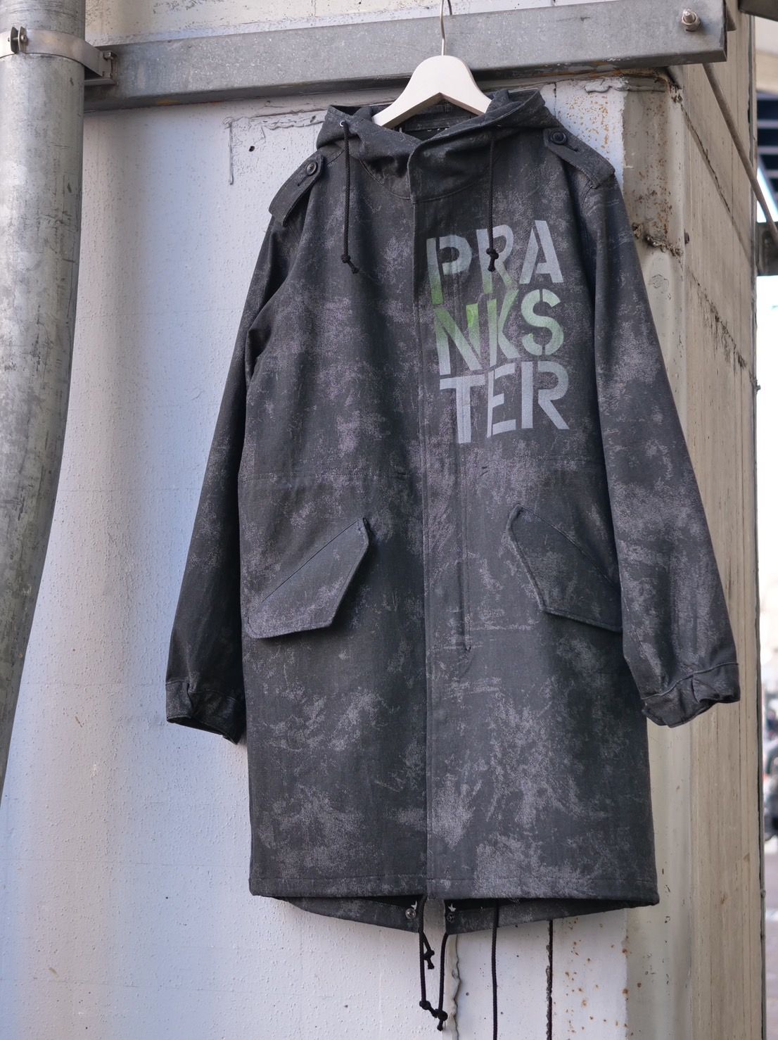 【別注 モッズコート】PARKA SHELL M-1951 / M-51 / Black Denim アウター / UNISEX / カートコバーンデザイン