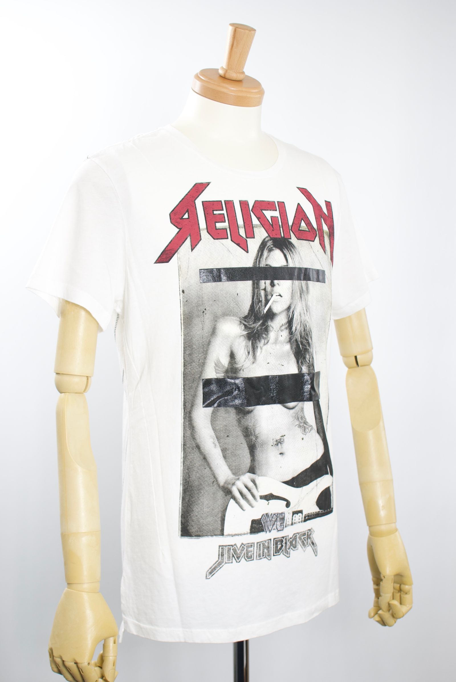 37BEVF33 /  EVER /日本未発売 /ロックガールTシャツ/アーティスト着用ブランド / コットンジャージー