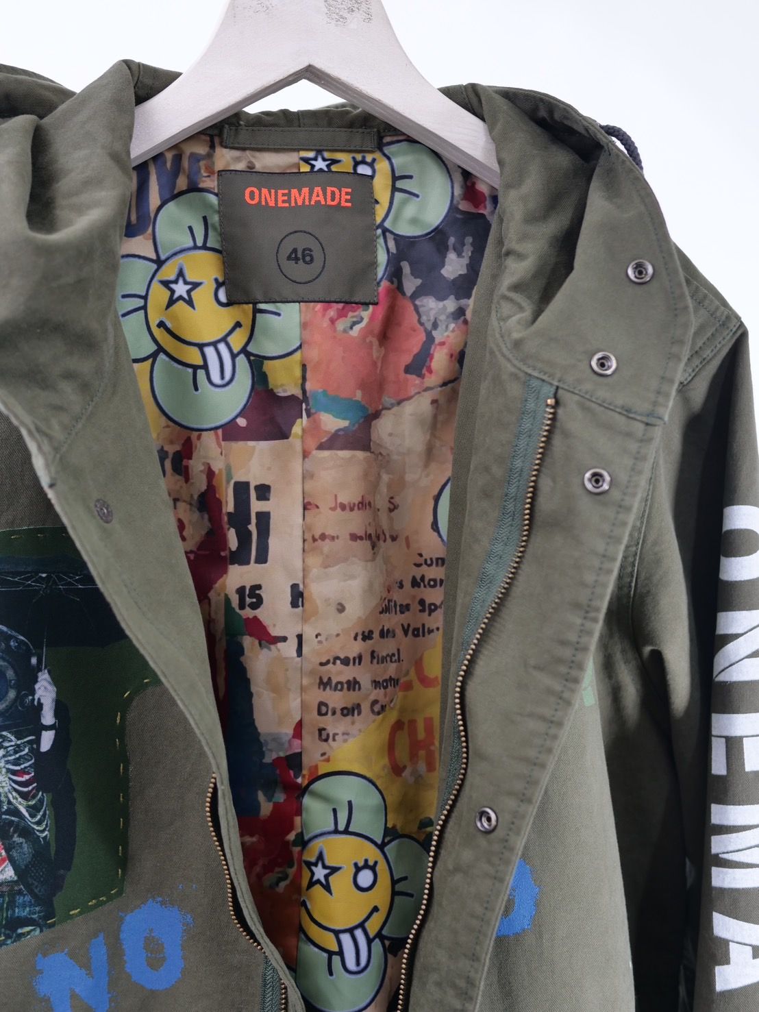 【世界で一枚だけ】別注 モッズコート / ヴィンテージカーキ / ハンドメイド / アートブランド / UNISEX /PARKA SHELL M-1951 / M-51
