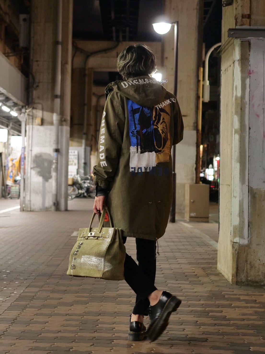 【世界で一枚だけ】別注 モッズコート / ヴィンテージカーキ / ハンドメイド / アートブランド / UNISEX /PARKA SHELL M-1951 / M-51