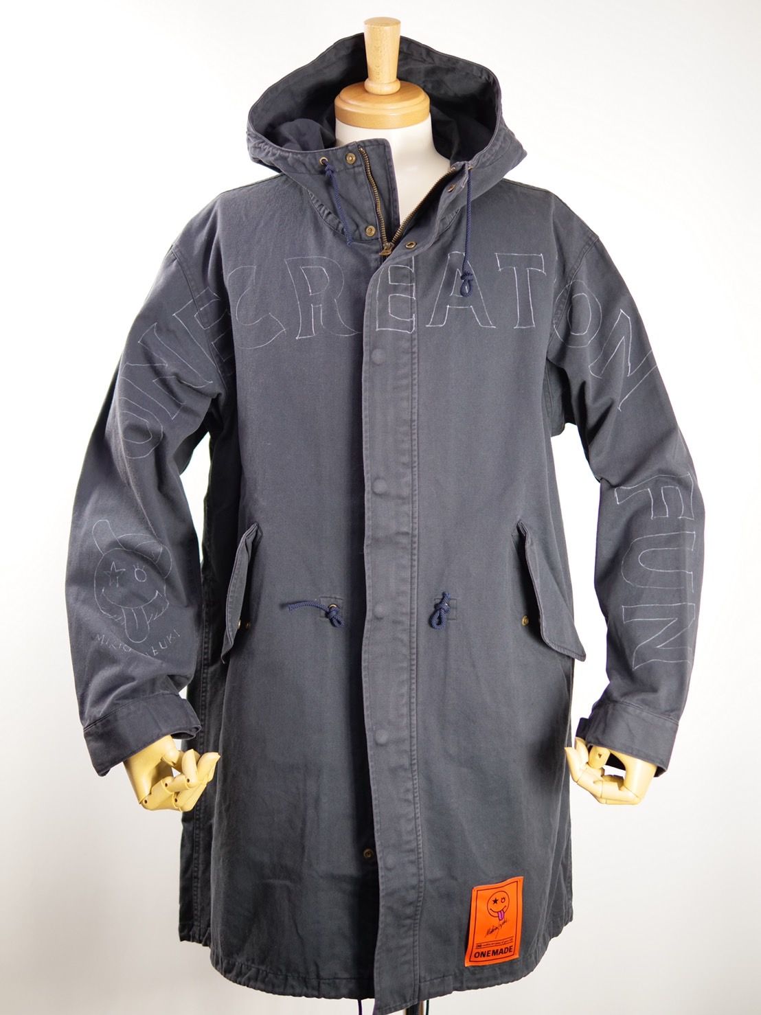 【ハンドメイドブランド】 MODS COAT / モッズコート / NAVY ネイビー / M-65 M-51 フィールドパーカー / COTTON 100% コットン / ユニセックス