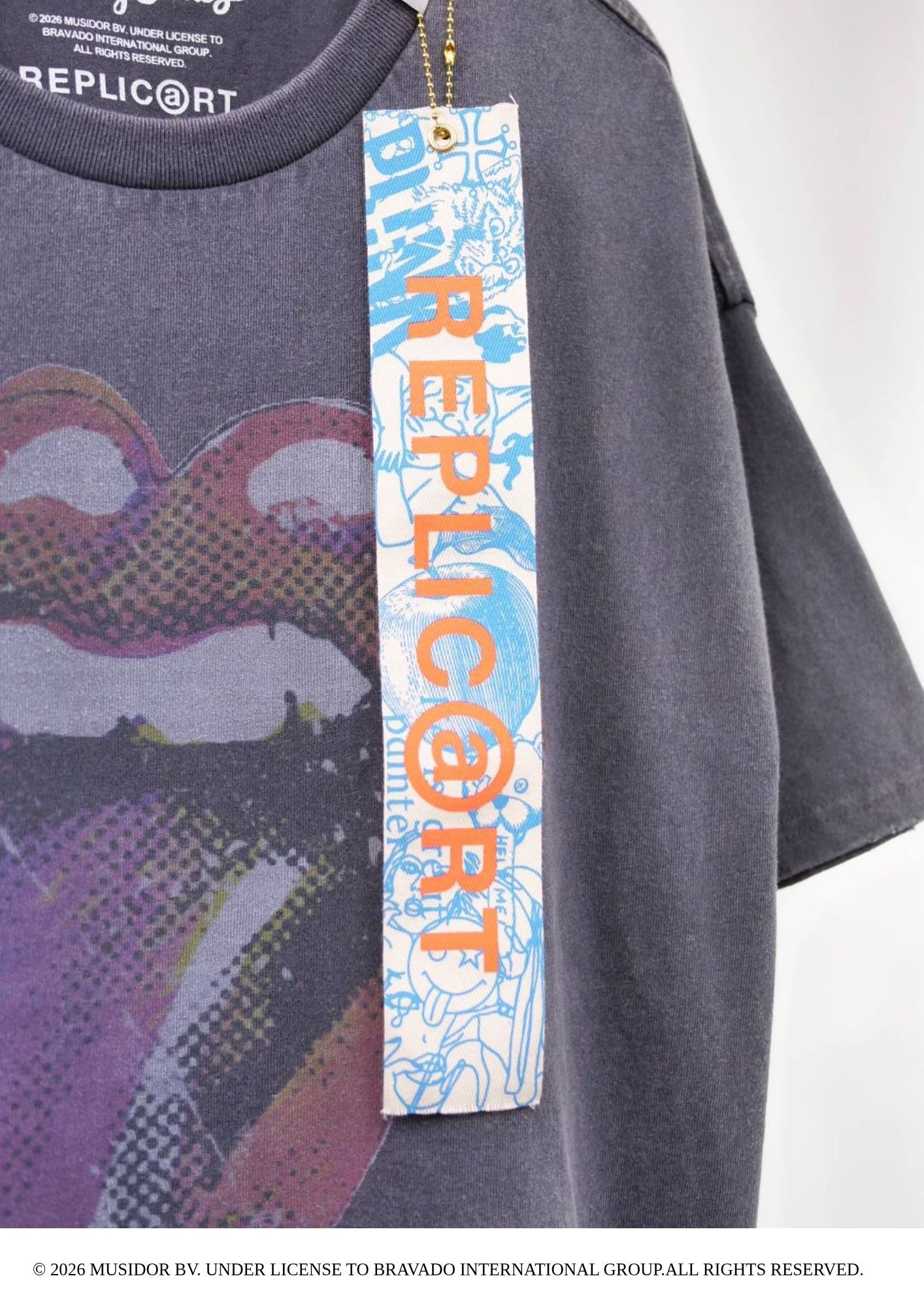 【ローリングストーンズ】 RP-RS-001 / The Rolling Stone Tシャツ / Charcoal / ユニセックス