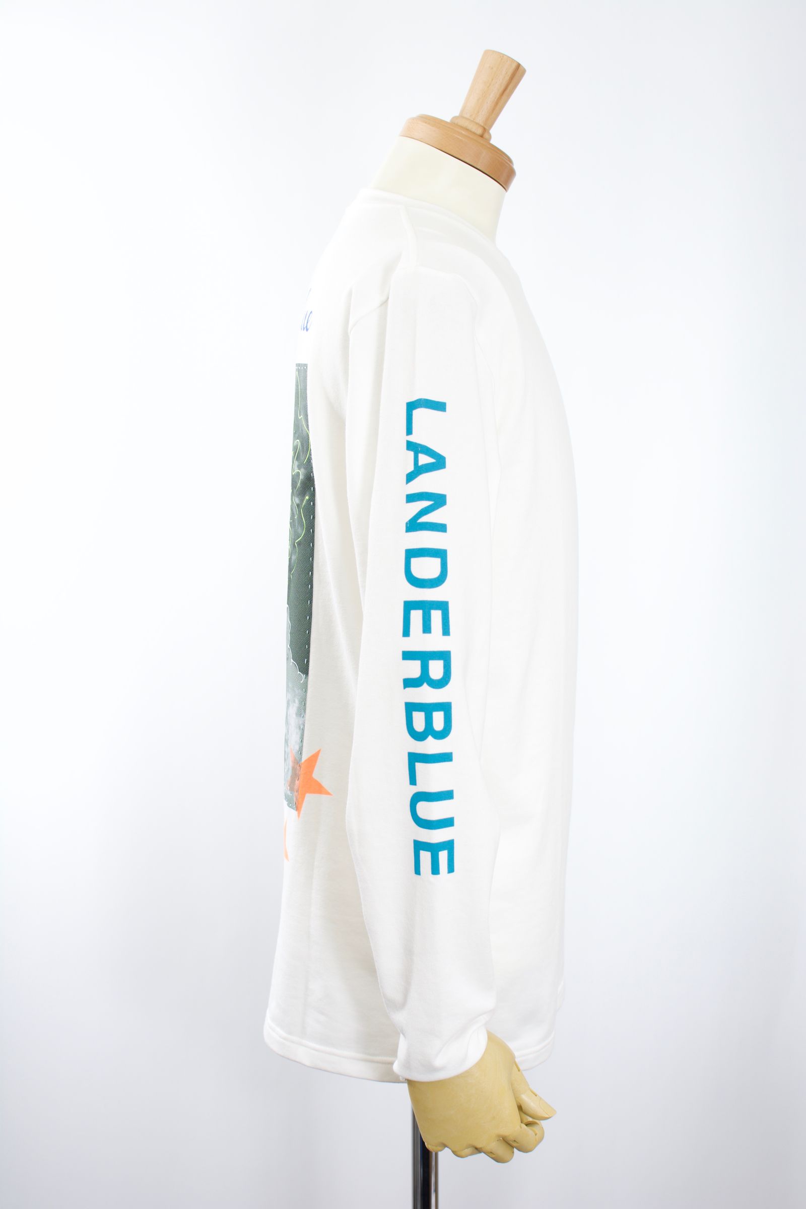 ONEMADE×LANDERBLUE「別注」ONE-710 /  Lサイズ / ロングTシャツ / HAND MADE / MAXSIX /MIKIO SUZUKI