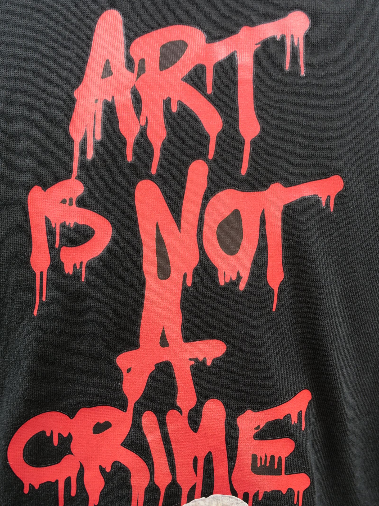 【現代作家が手がける】芸能人着用ブランド /  Art T-shirt /MX-1221/ Black / 黒 /