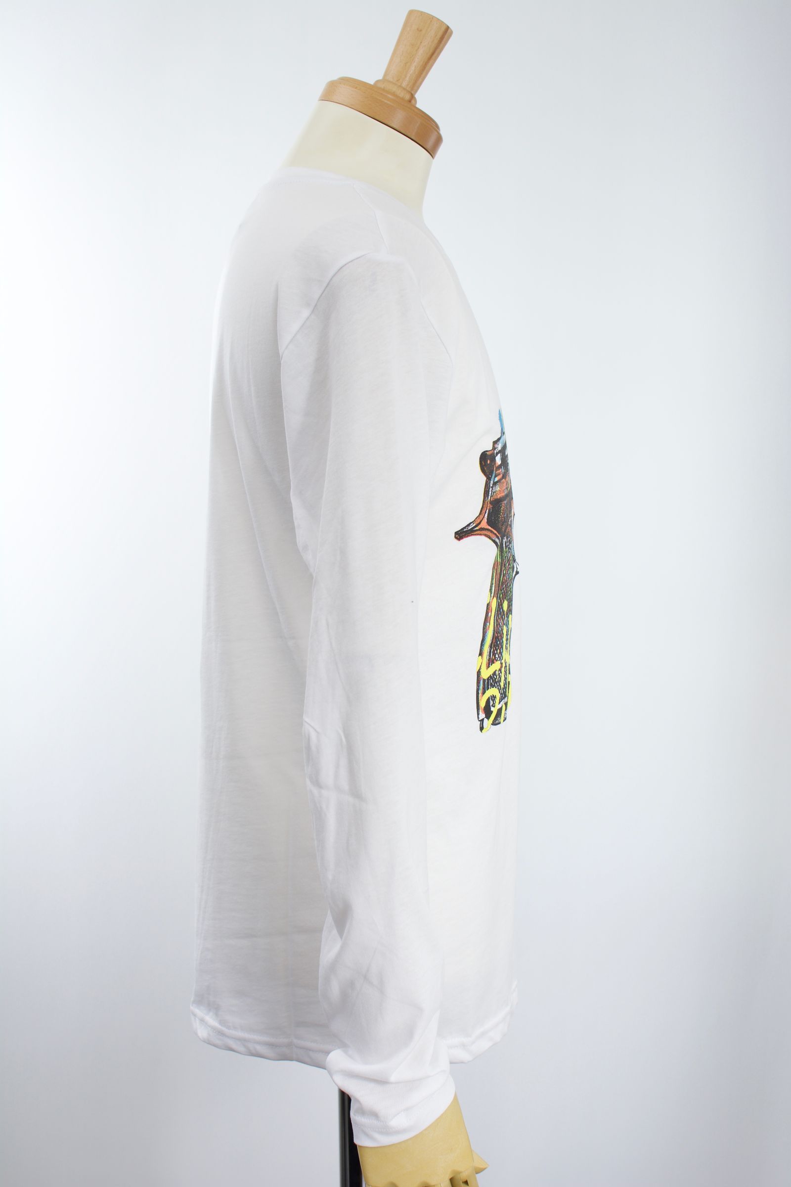 TR158MLS  / GRAFFITI PISTOL / WHITE / グラフィティーTシャツ / アート / MADE IN ITALY