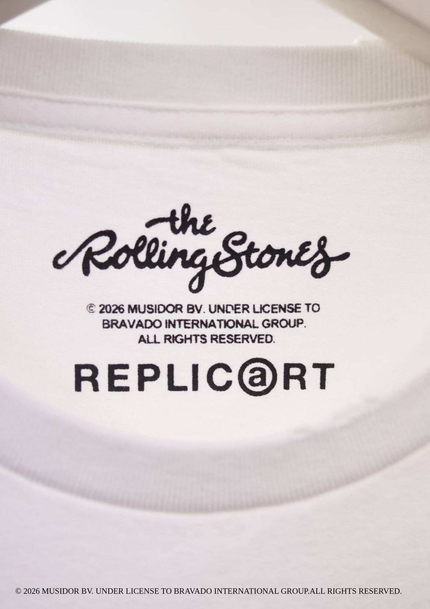 【ローリングストーンズ】 RP-RS-001 / The Rolling Stone Tシャツ / WHITE / ユニセックス