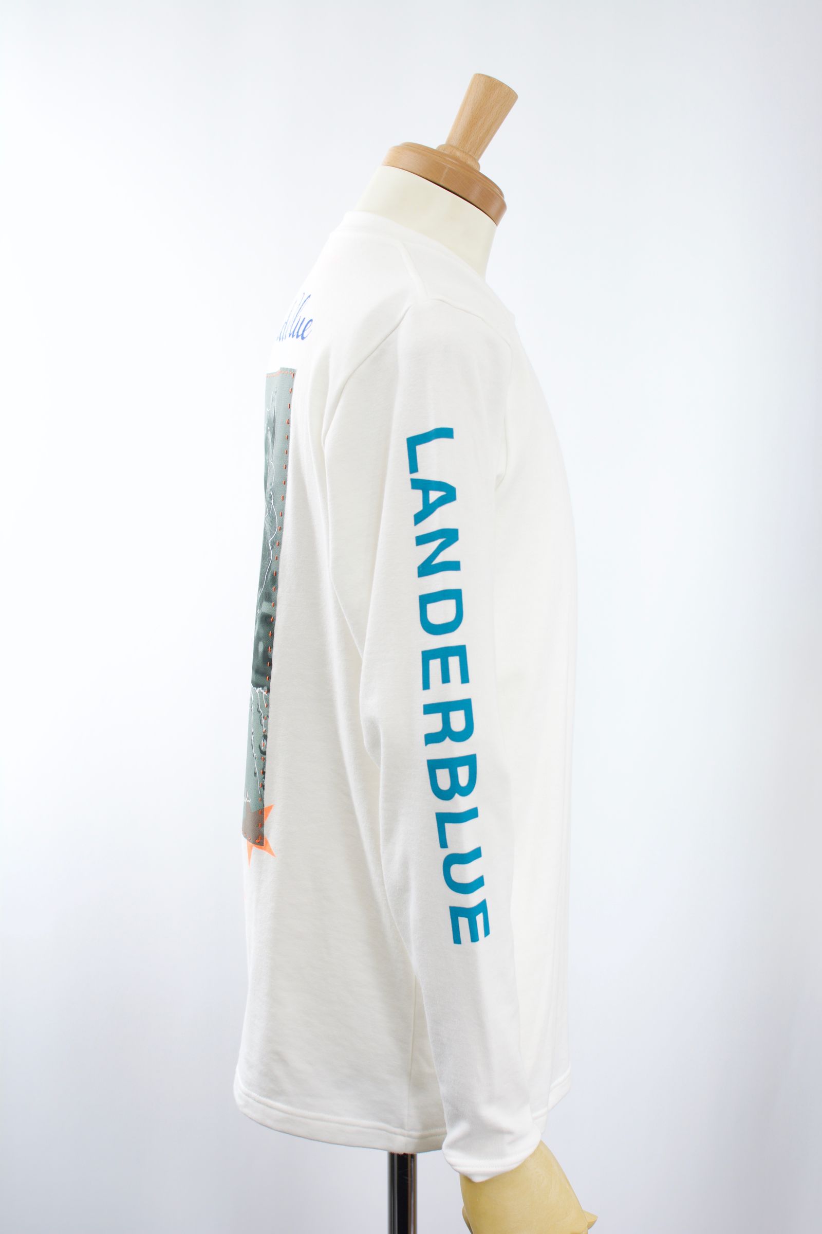 ONEMADE×LANDERBLUE「別注」ONE-710 /  Mサイズ / ロングTシャツ / HAND MADE / MAXSIX /MIKIO SUZUKI