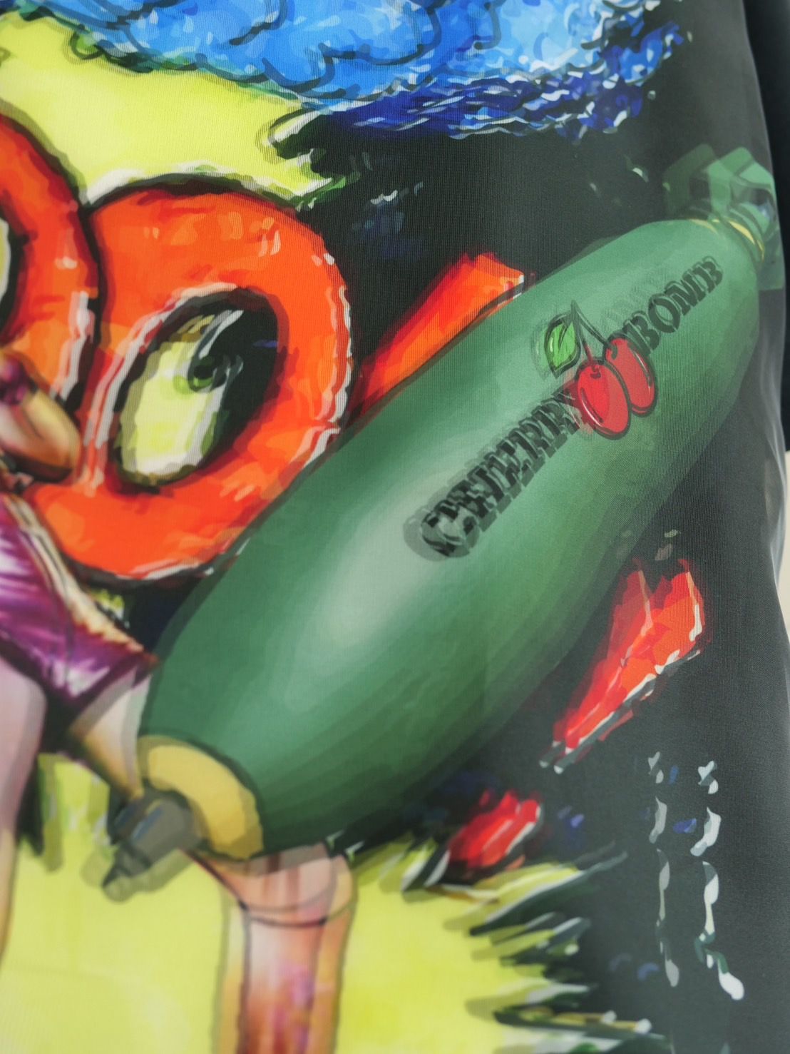 【3DアートTシャツ】 MX-1413 BOOMS/  アートブランド / Art Tシャツ / WHITE / トロンプルイユファッション /ユニセックス