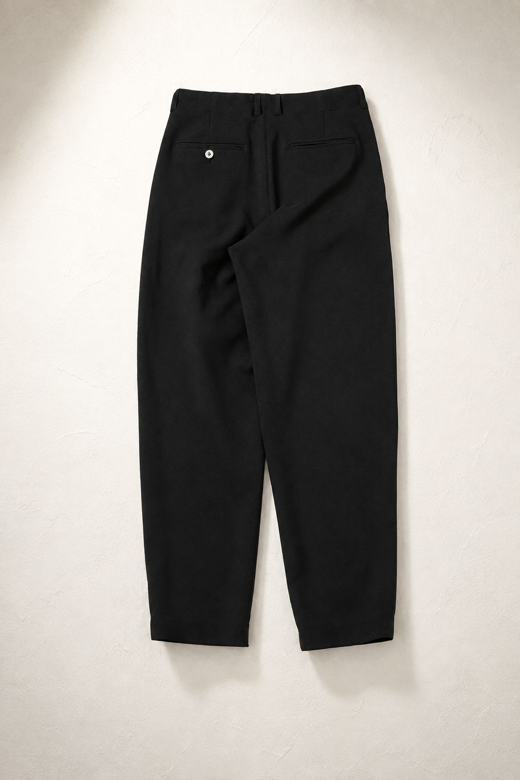 【Double cross 4 tuck trousers】 4タック / ソフィダブルクロス  / ブラック / ワイドスラックス / メンズ