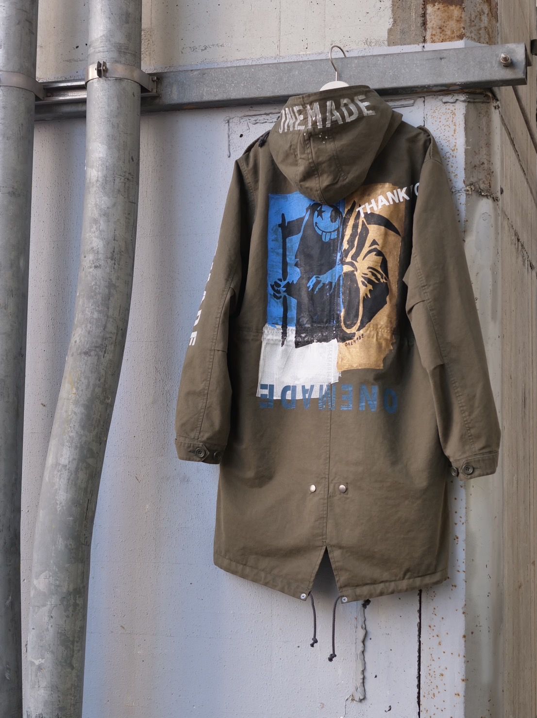 【世界で一枚だけ】別注 モッズコート / ヴィンテージカーキ / ハンドメイド / アートブランド / UNISEX /PARKA SHELL M-1951 / M-51