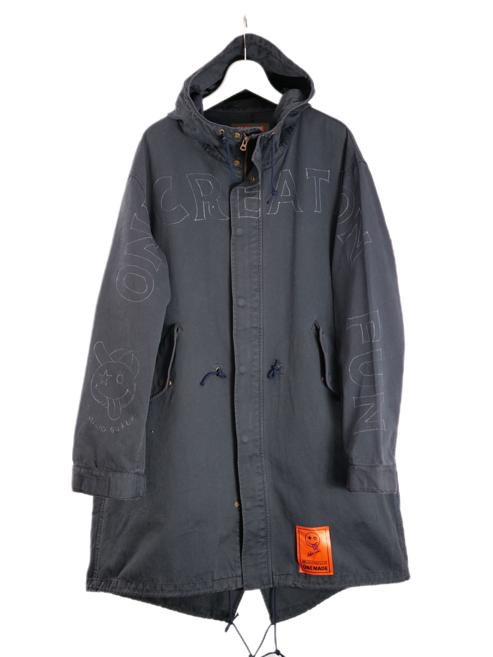 【ハンドメイドブランド】 MODS COAT / モッズコート / NAVY ネイビー / M-65 M-51 フィールドパーカー / COTTON 100% コットン / ユニセックス