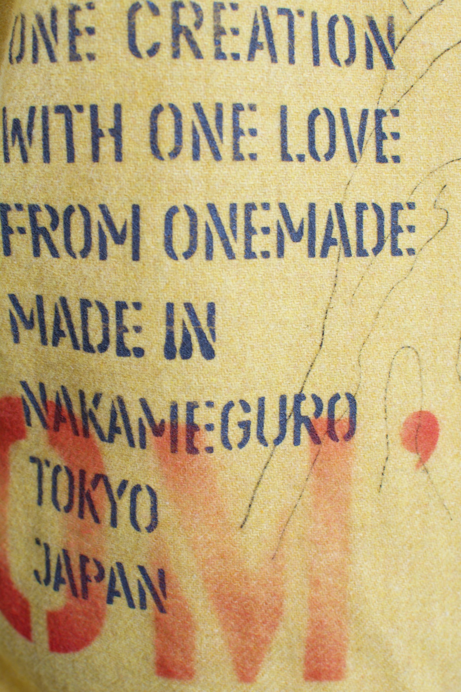 ONE-655  MILITARY JACKET / ウール素材  / ミリタリー/ パラフィン加工/ HAND MADE / MAXSIX /MIKIO SUZUKI