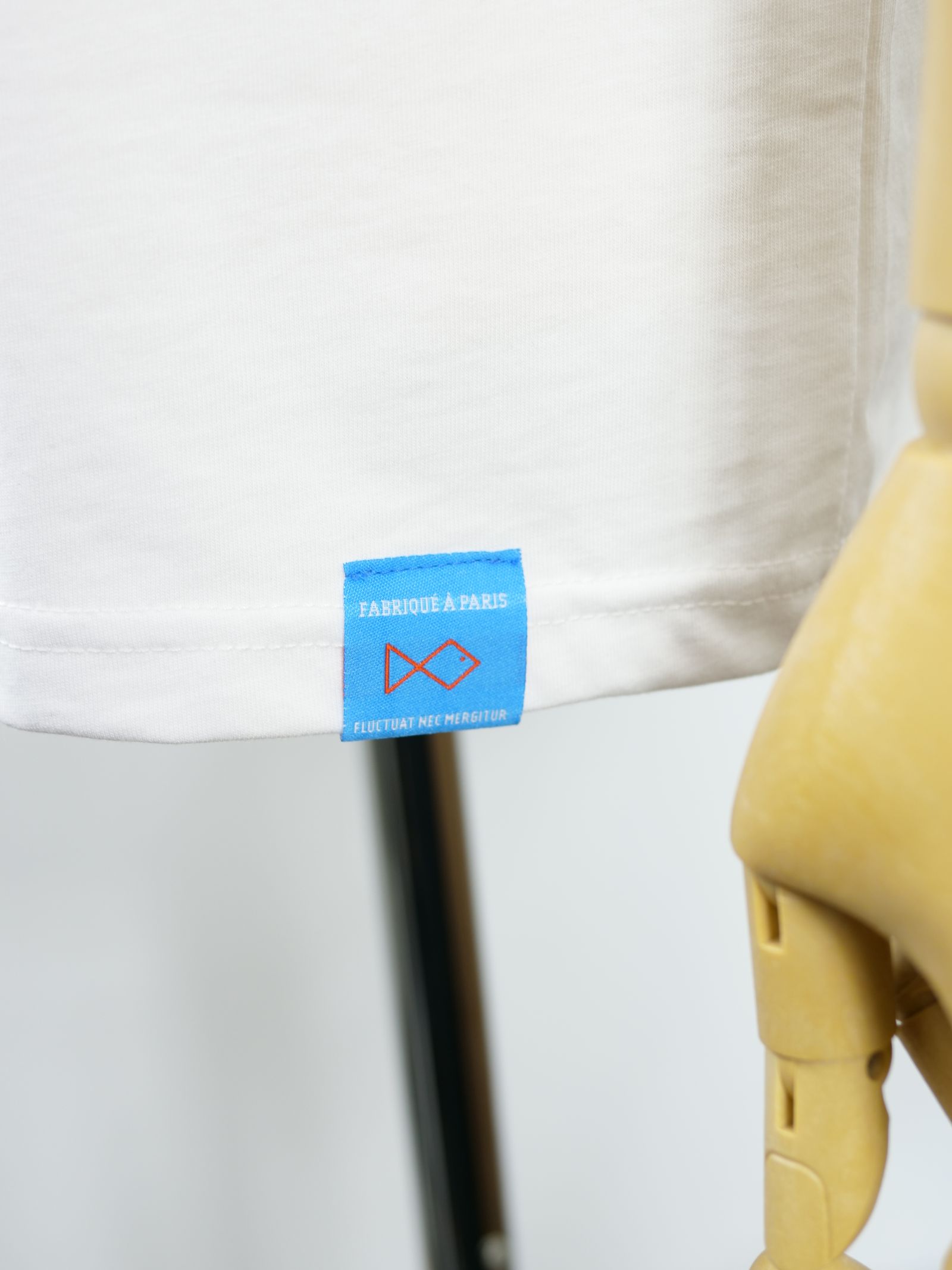 RICHARD  / MHP0210 / WHITE  /メゾン / パリ / フランス / PARIS / トリコロール / ストレッチコットン