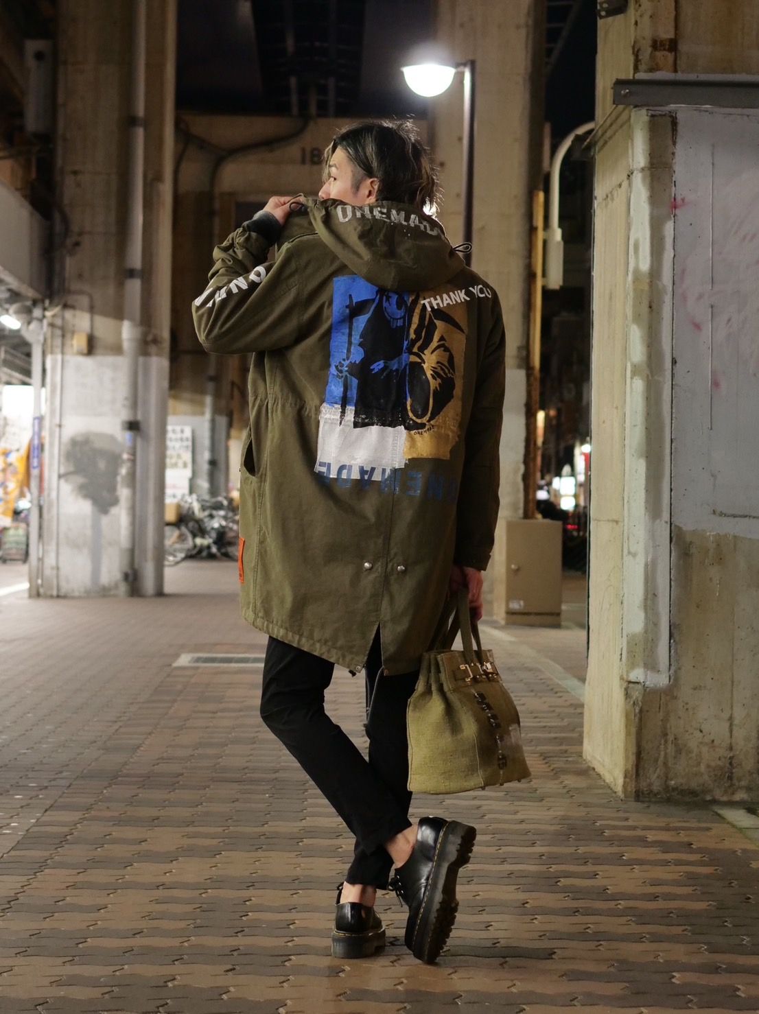 【世界で一枚だけ】別注 モッズコート / ヴィンテージカーキ / ハンドメイド / アートブランド / UNISEX /PARKA SHELL M-1951 / M-51