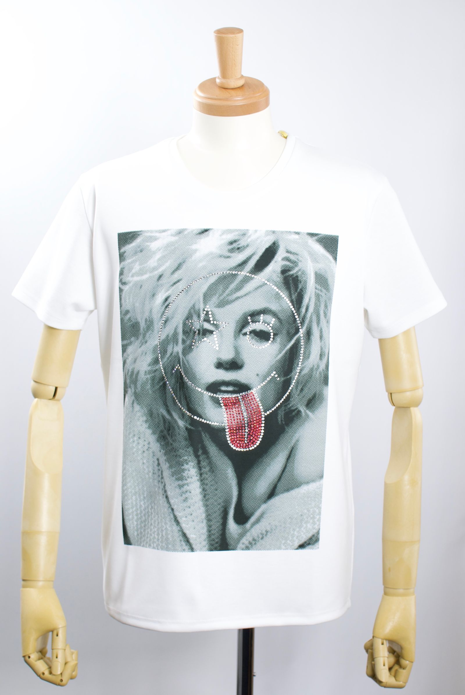 CONE-004 ONEMADE×Capana (コラボアイテム) スワロフスキー  / アートTシャツ