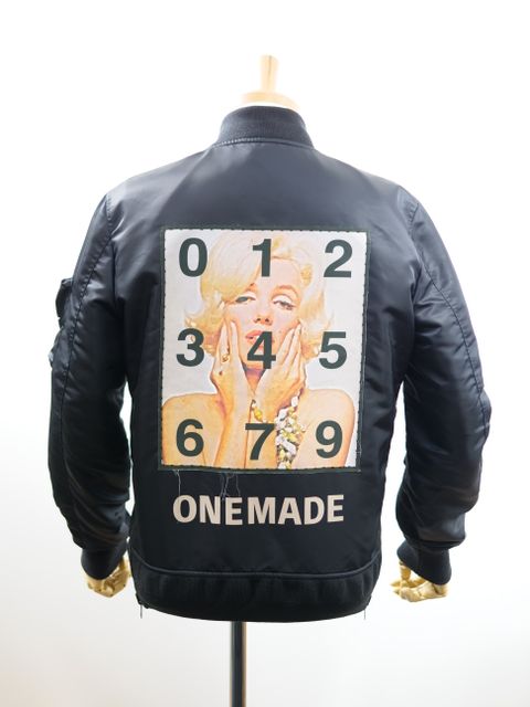 ONEMADE / LANDERBLUE別注 / 50サイズ(L〜XL)  / MA1 /リバーシブル / ハンドメイド/ MADE IN JAPAN