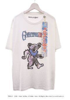 【グレイトフルデッド】 RP-GD-001 / Grateful Dead Tシャツ / WHITE / ユニセックス