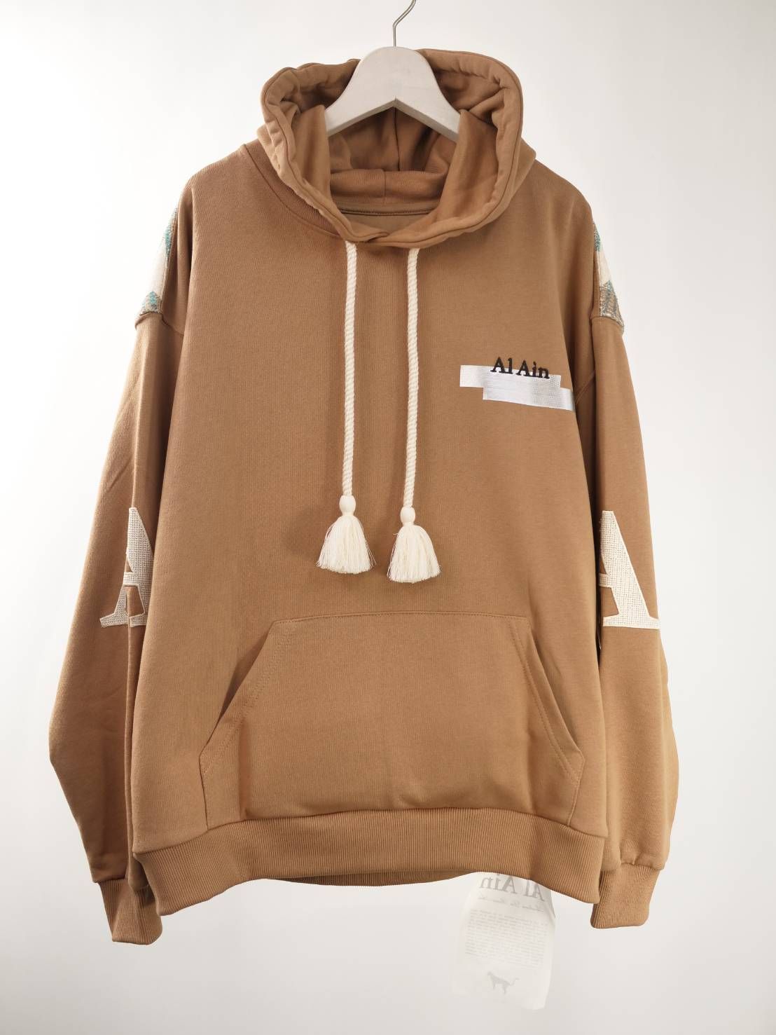 【アートパーカー】AHOX W105 STARS / イタリアブランド / オーバーサイズパーカー /  ユニセックス / BROWN / イタリア製  / 高品質 / コットン100％