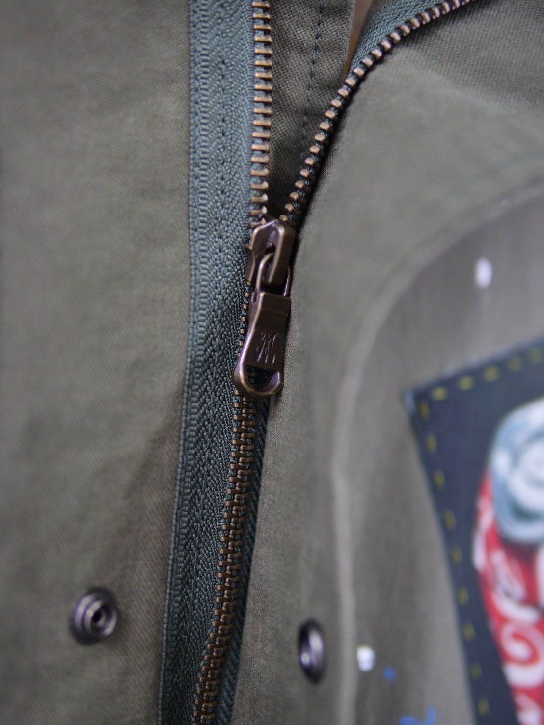 【世界で一枚だけ】別注 モッズコート / マリリンモンロー / ヴィンテージカーキ / ハンドメイド / アートブランド / UNISEX /PARKA SHELL M-1951 / M-51