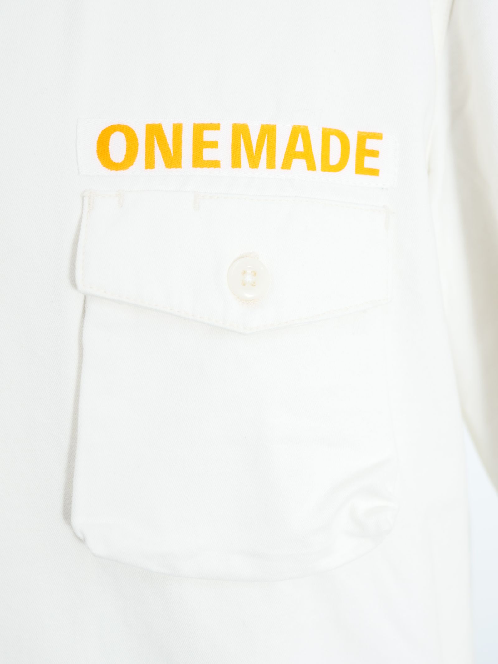 【今期トレンドの大人ミリタリー】ONE-997 / MILITARY SHIRT / ミリタリーシャツ / カシミアニットドッキング / ハンドメイド