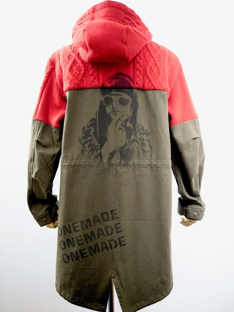 ONE-824 KNIT MODS COAT / モッズコート / M-51 / ハンドメイド /  MADE IN JAPAN / カートコバーン /