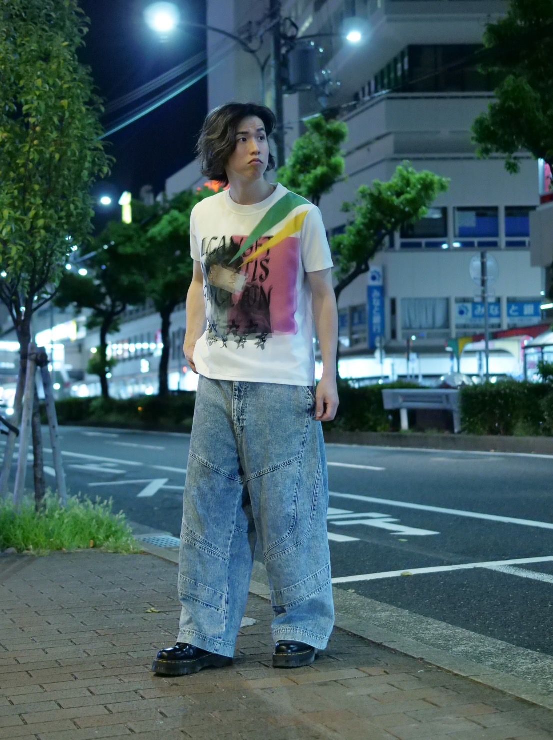 【3DアートTシャツ】 MX-1408 / NO SATISFACTION /  アートブランド / Art Tシャツ / WHITE / トロンプルイユファッション /ユニセックス