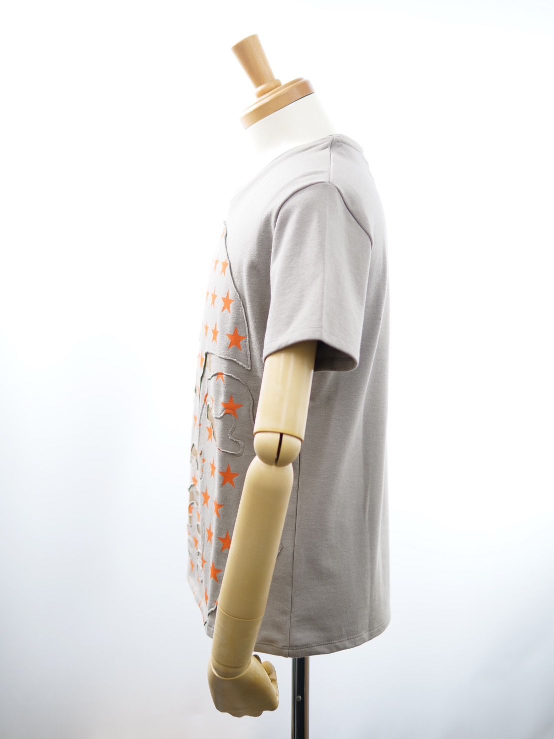 【パッチワークで表現】 Art Tシャツ / BEIGE / ハンドメイド / アートTシャツ