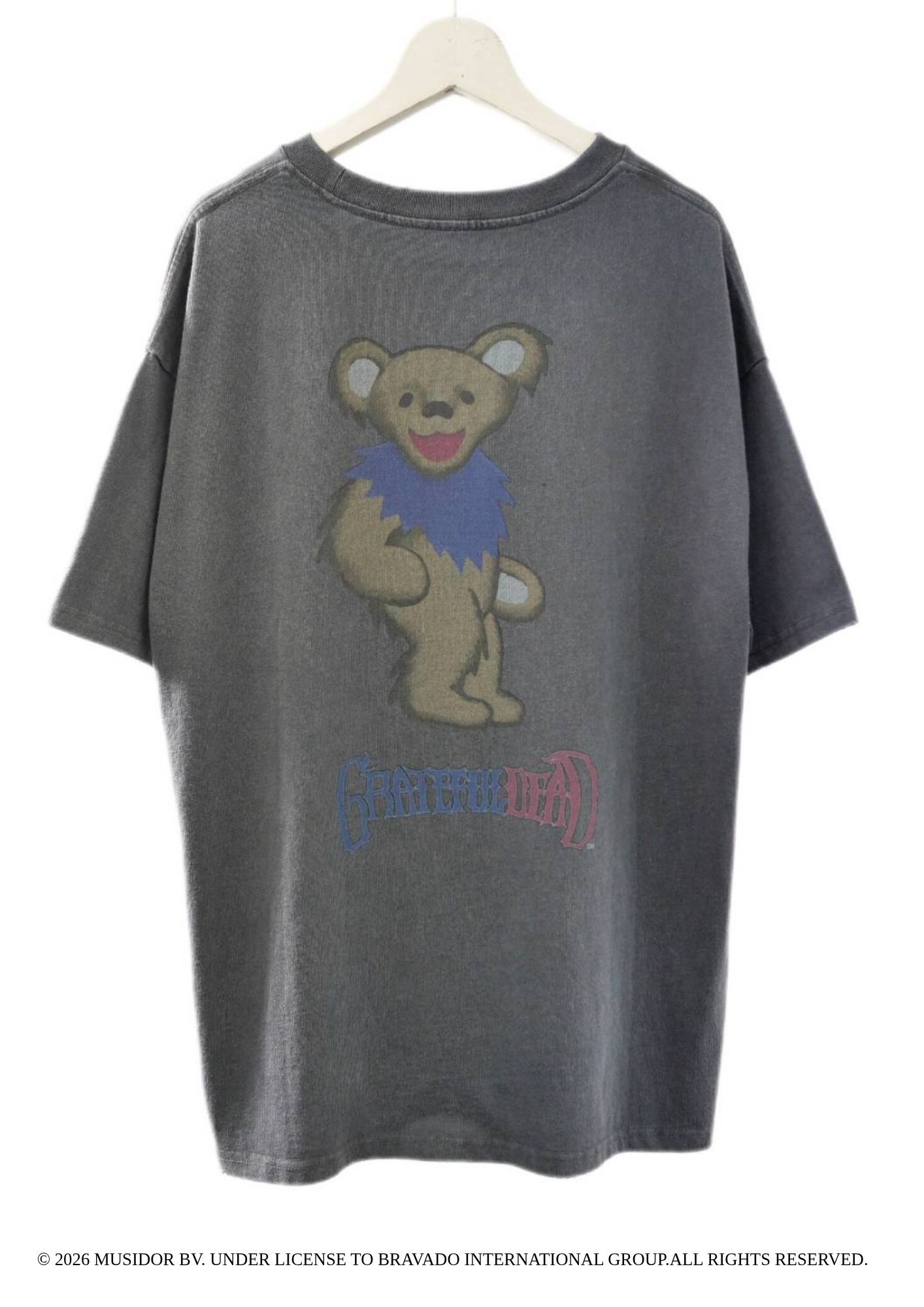 【グレイトフルデッド】 RP-GD-005 / Grateful Dead Tシャツ /  Charcoal / ユニセックス