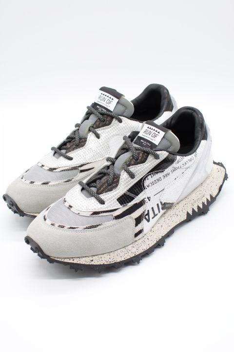 RUNOFスニーカー/  SHUTTLE / シャトル /大注目スニーカー / 異素材コンビネーション / ダットスニーカー / BOEMOS社