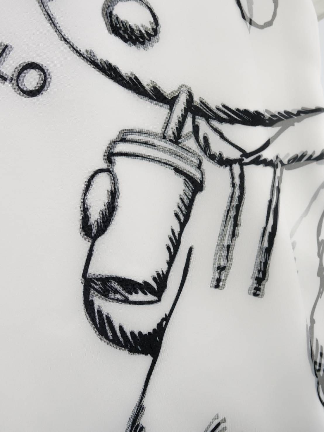 【3Dハローキティデザイン】TR-095 アートTシャツ / サンリオコラボ / WHITE / ユニセックス