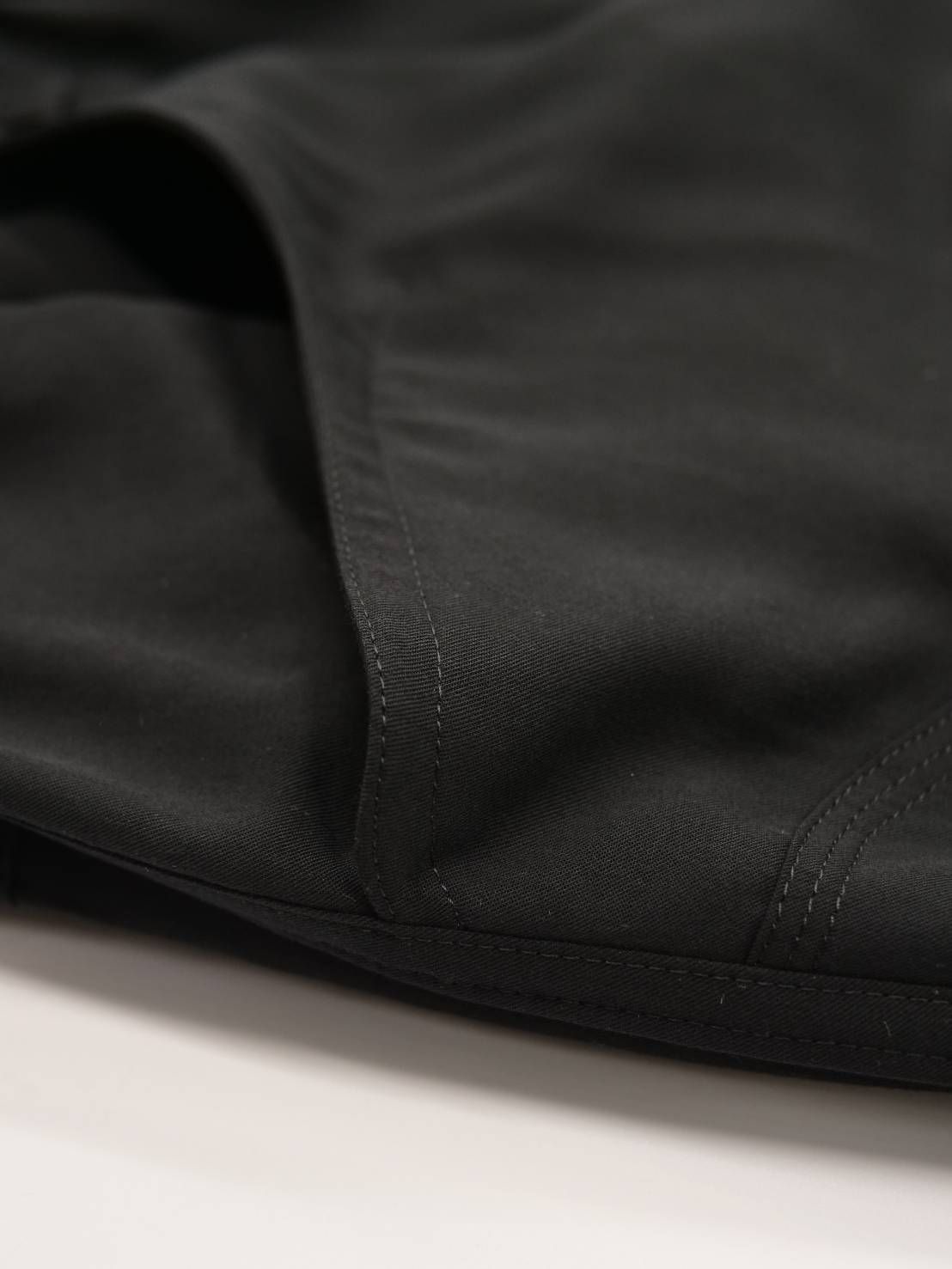 【大人のデザインスラックス】 BLACK / ワイドスラックス / イージーパンツ