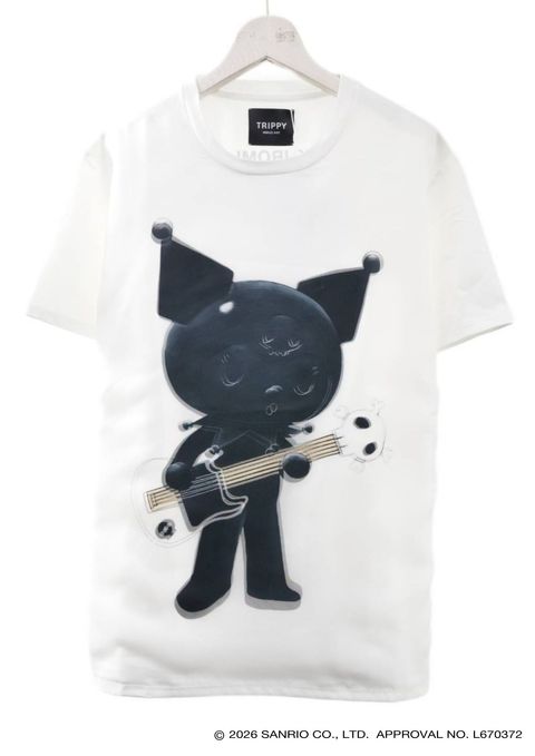 【KUROMIデザイン】TR-097 / 3DアートTシャツ / クロミ / /WHITE/ ユニセックス