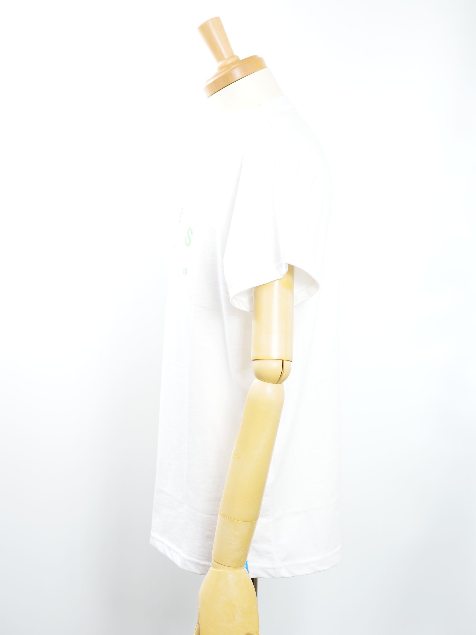 T SHIRT-PARIS COLORS- WHITE /メゾン パリ フランス /  トリコロール / ストレッチコットン
