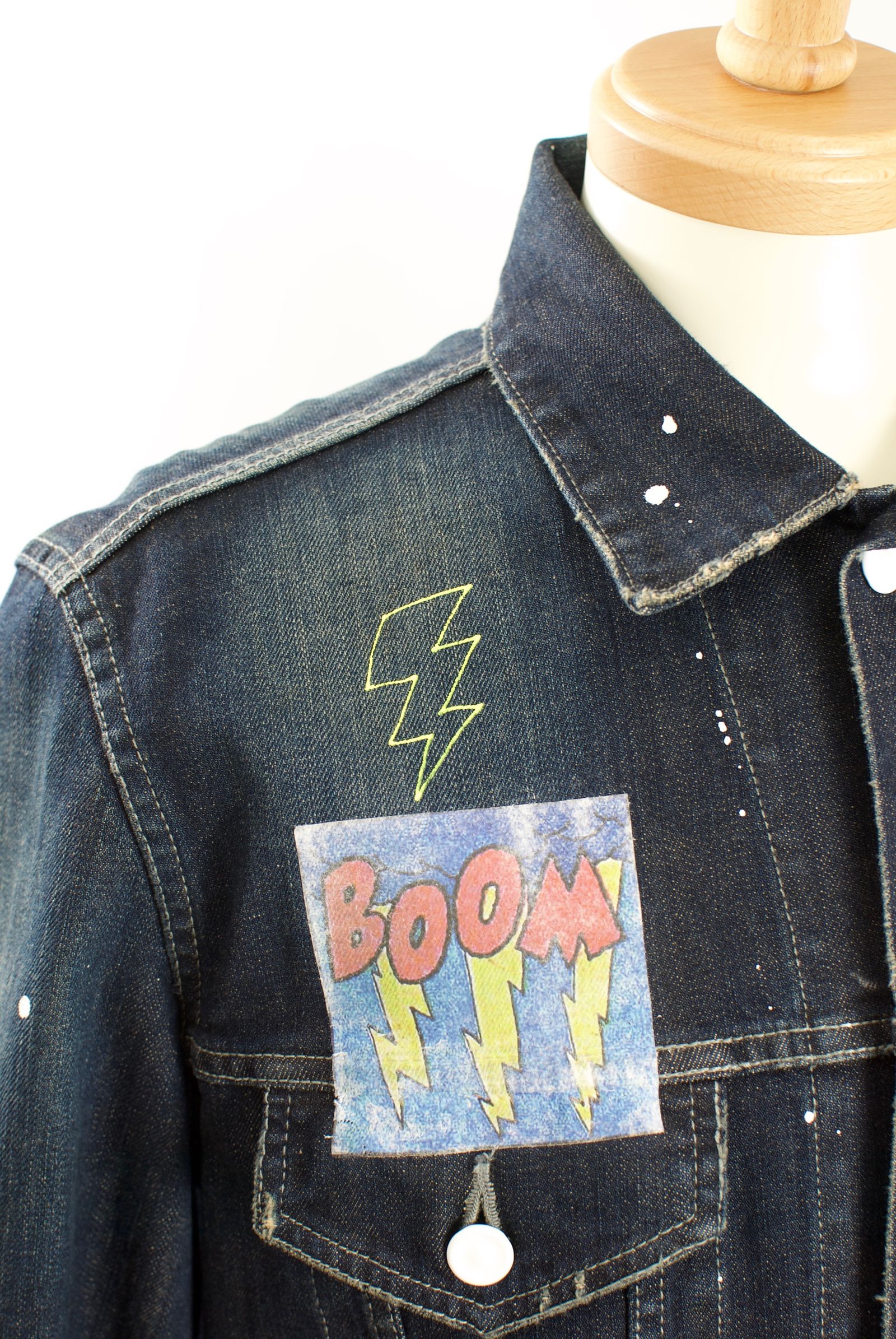 ONE-519 DENIM JACKET  / デニムジャケット /  Hand Made / ハンドメイド  / ハンドペイント
