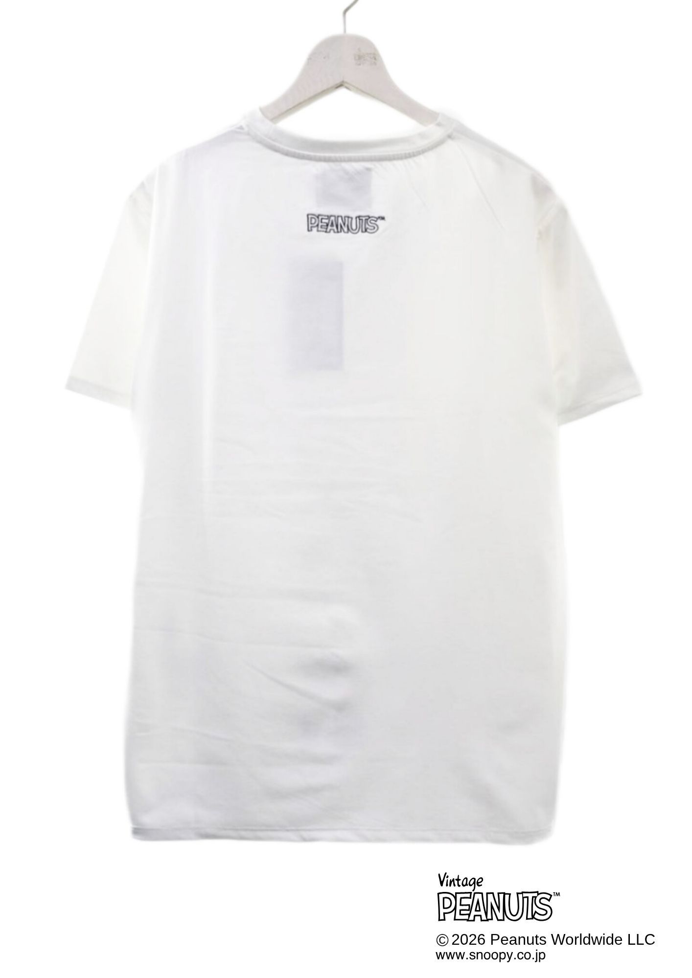 【PEANUTS  SNOOPY】 TR-099 / スヌーピー3DプリントTシャツ/  / WHITE / UNISEX