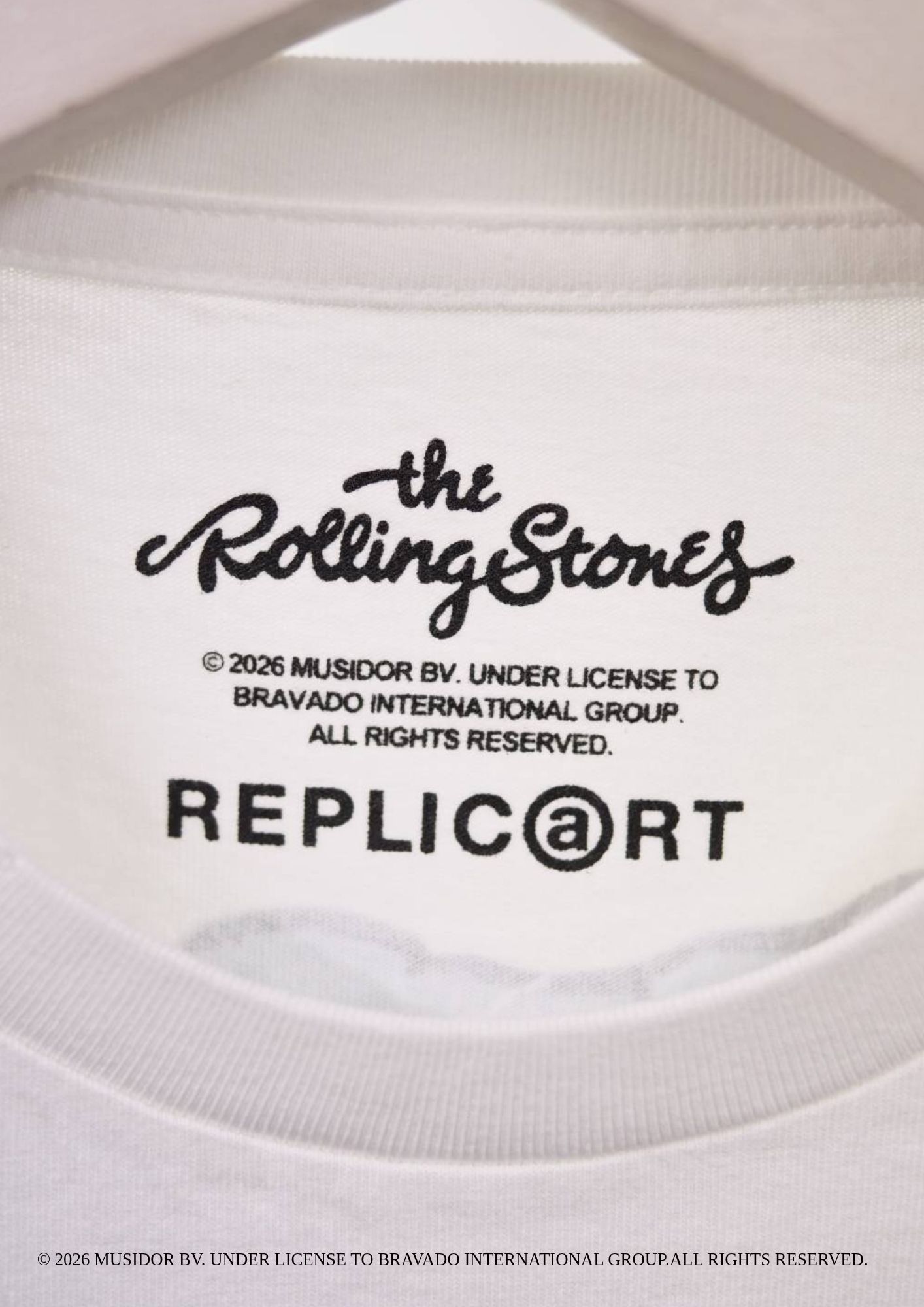 【ローリングストーンズ】 RP-RS-003 / The Rolling Stone Tシャツ / WHITE / ユニセックス