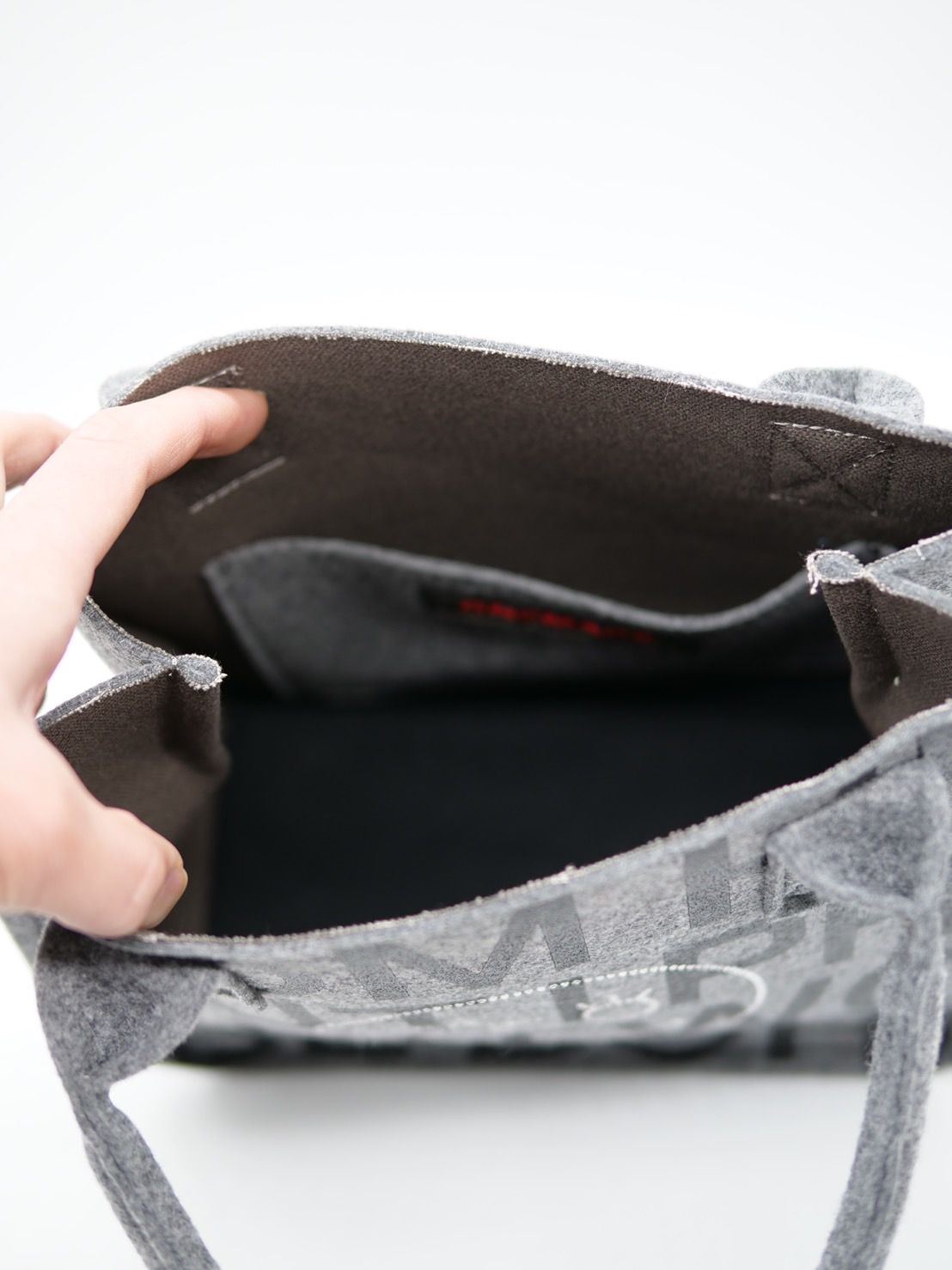 ONB-001S /  FELT MINI TOTO BAG /  SWAROVSKI / スワロフスキー / トートバッグ / ハンドメイド / MADE IN JAPAN
