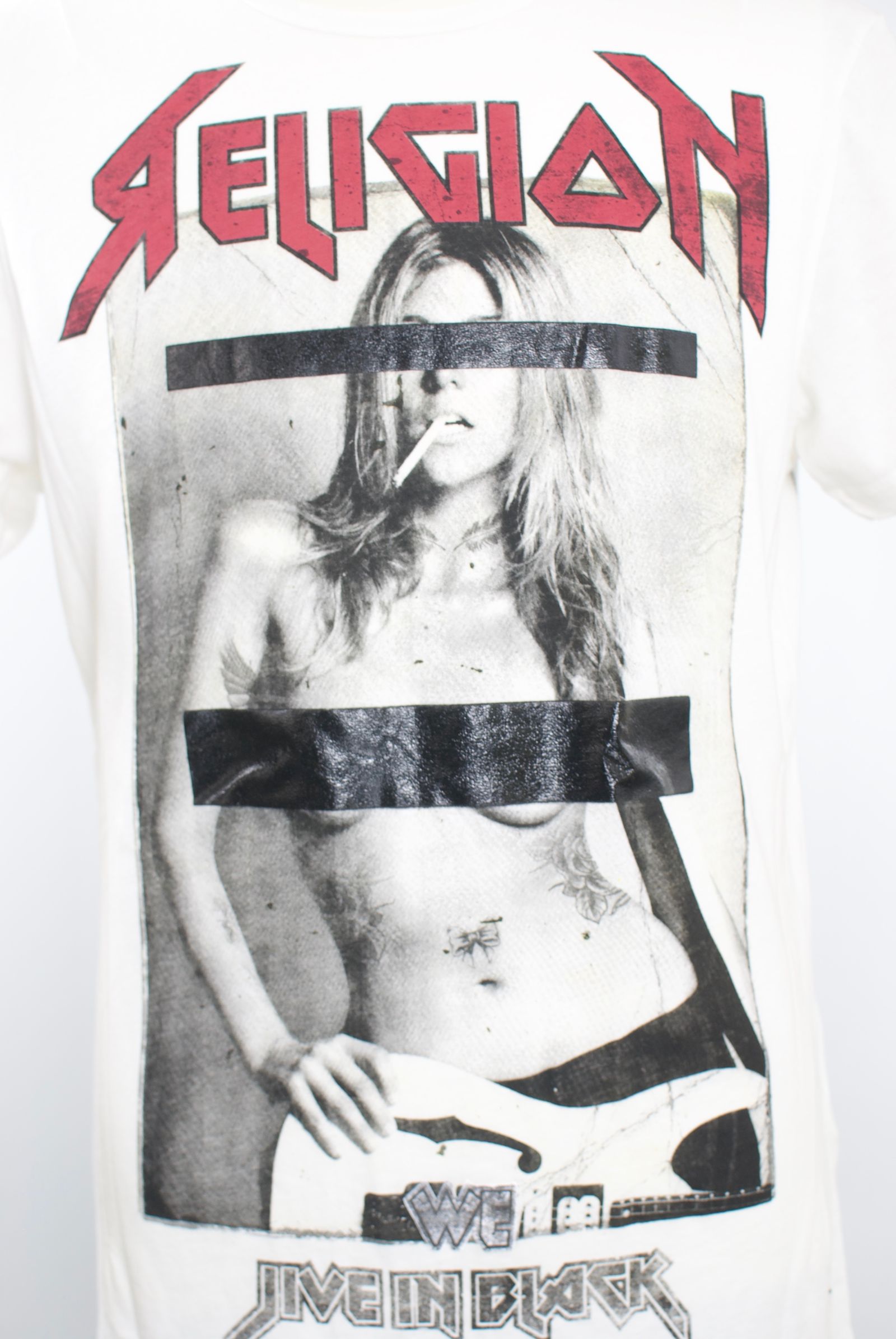 37BEVF33 /  EVER /日本未発売 /ロックガールTシャツ/アーティスト着用ブランド / コットンジャージー