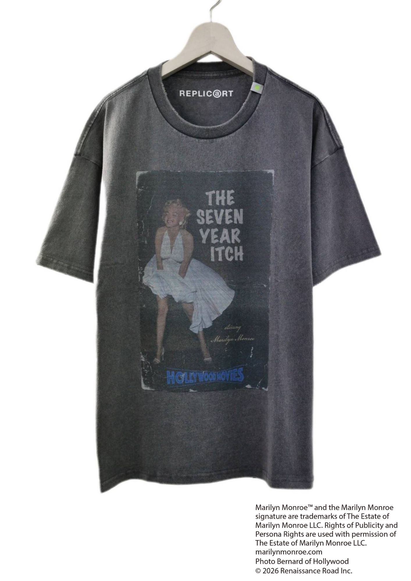【マリリンモンロー】 RP-MM-001 / Marilyn Monroe Tシャツ / charcoal / ユニセックス / ユニセックス