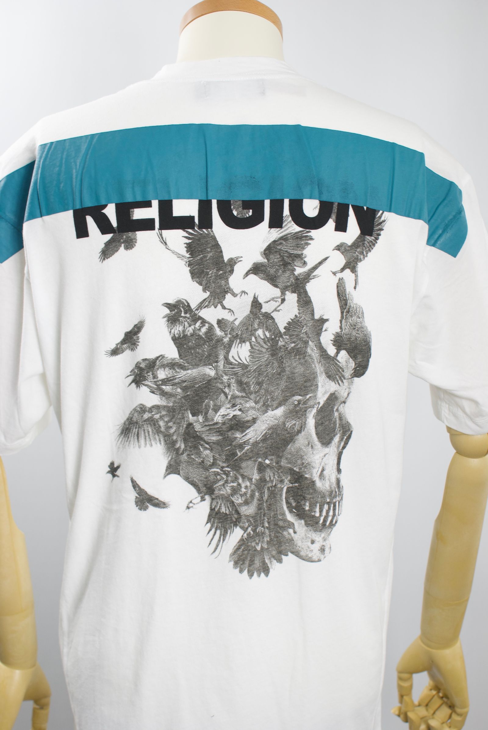10BRVG95/ RAVEN SKULL/ オーバーサイズ / 日本未発売 /ロックTシャツ/アーティスト着用ブランド / コットンジャージー