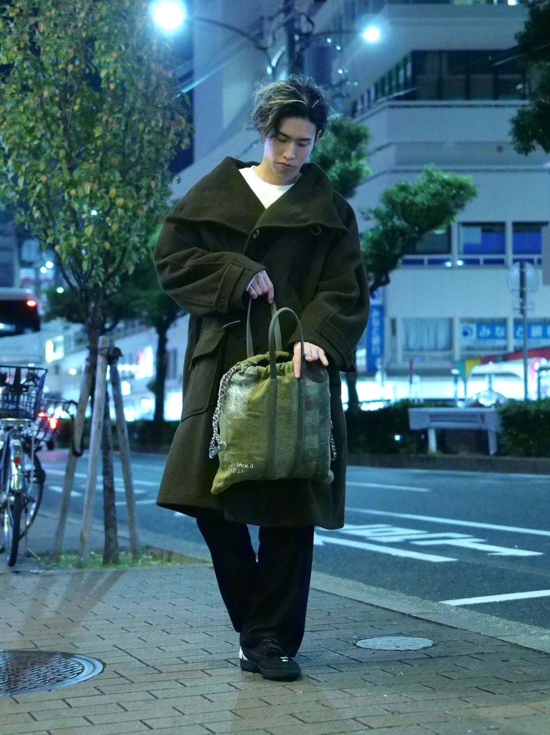 【M.U.L/ エムユーエル】Vintage Remake Fabric / フランス軍テント生地 / リメイクバック / Mサイズ / 日本製 / Made in Japan /トートBag / メンズ レディース 兼用 UNISEX