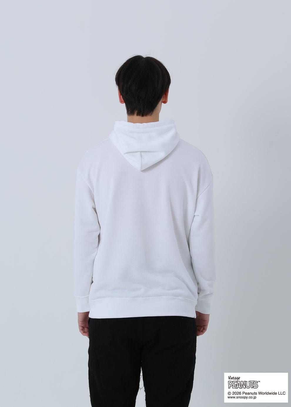 【スヌーピーシリーズ】 TR-058 / SNOOPY / ライセンス商品 / 3Dアート / スヌーピー / パーカー / WHITE / UNISEX